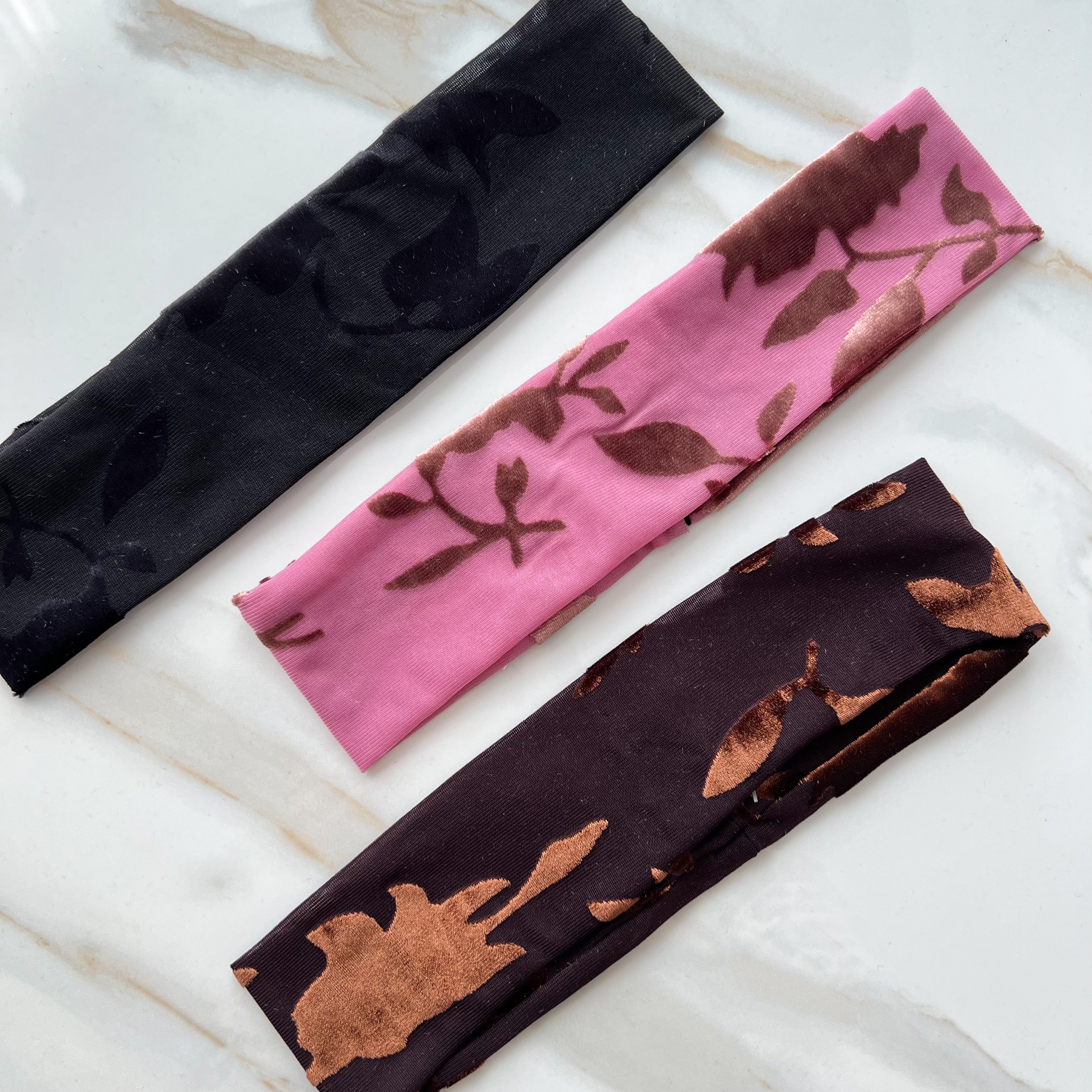 Rosa Velvet Headband - Skinny