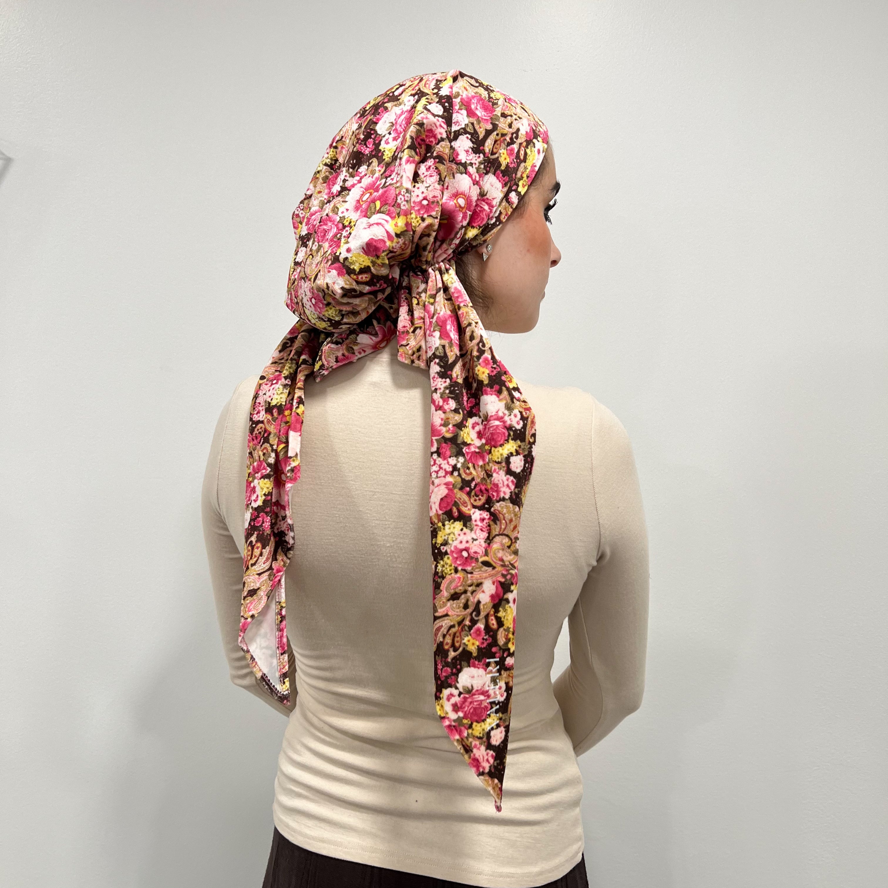 Lily Velvet Pre-Tied Scarf