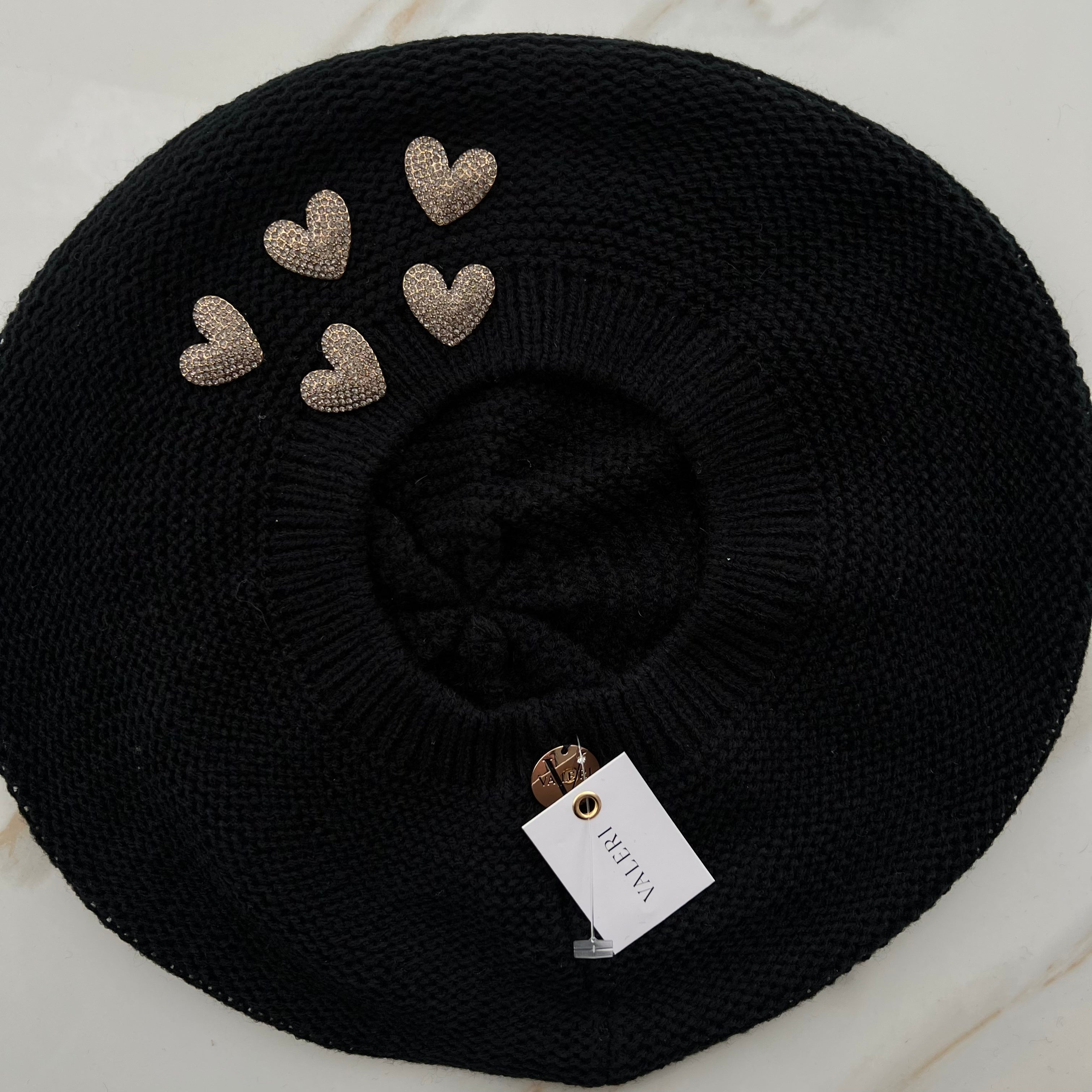 Gold Heart Beret