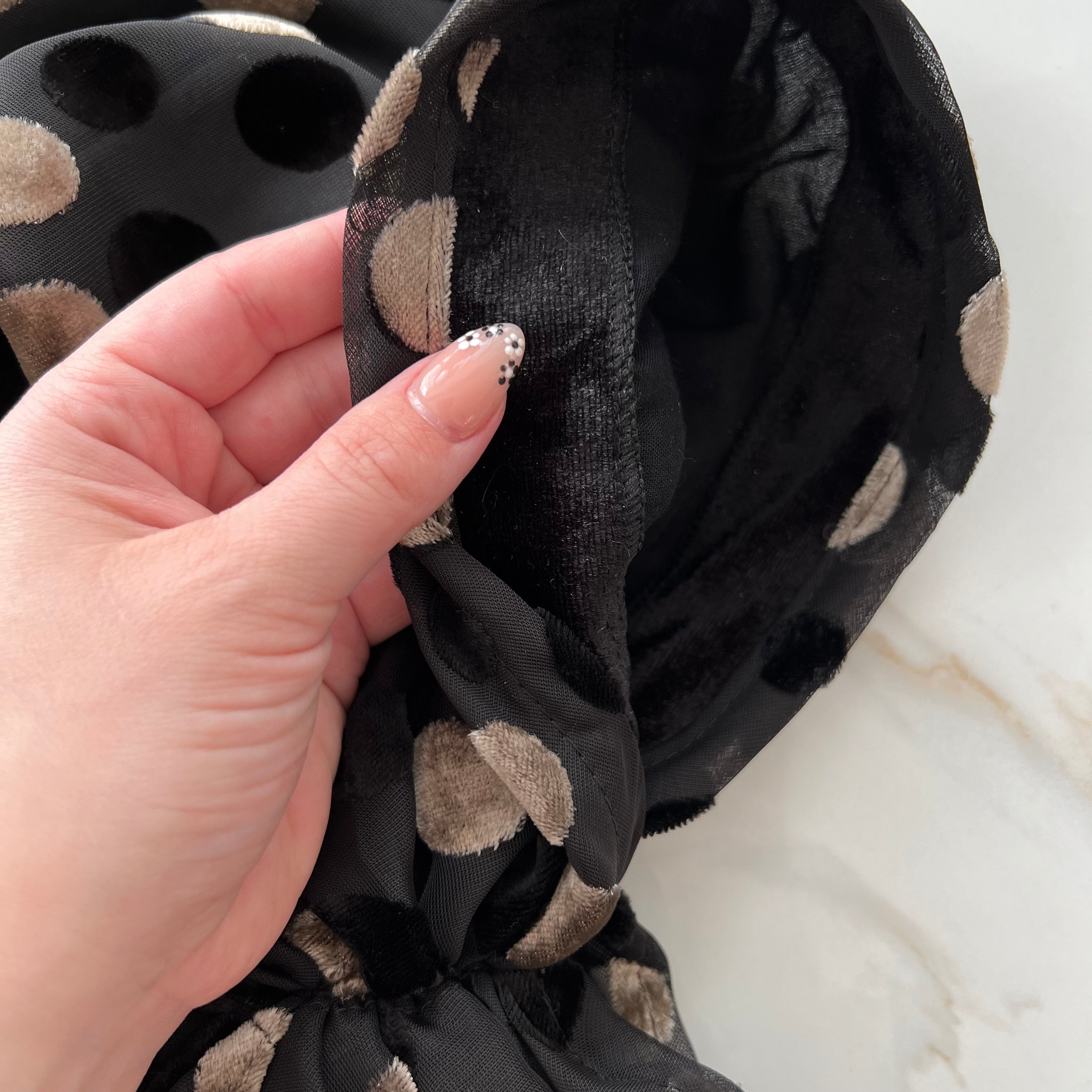 Tiffany Velvet Pre-Tied Scarf