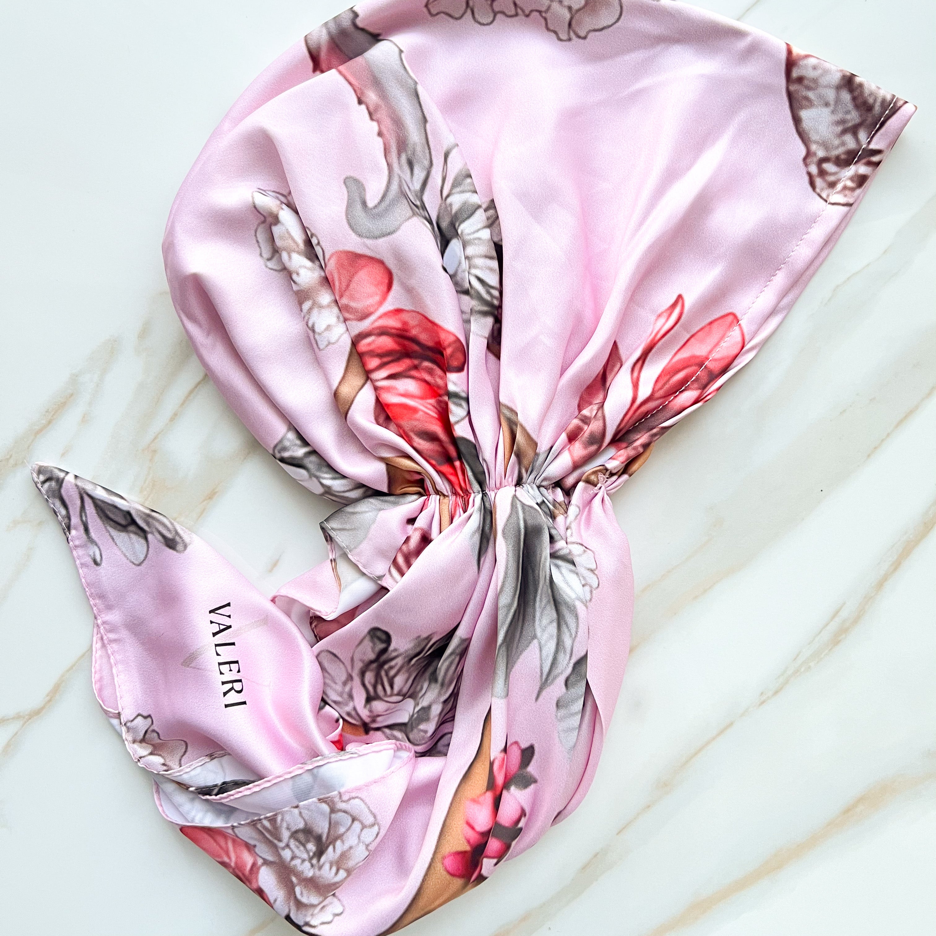 Chloe Satin Pre-Tied Scarf
