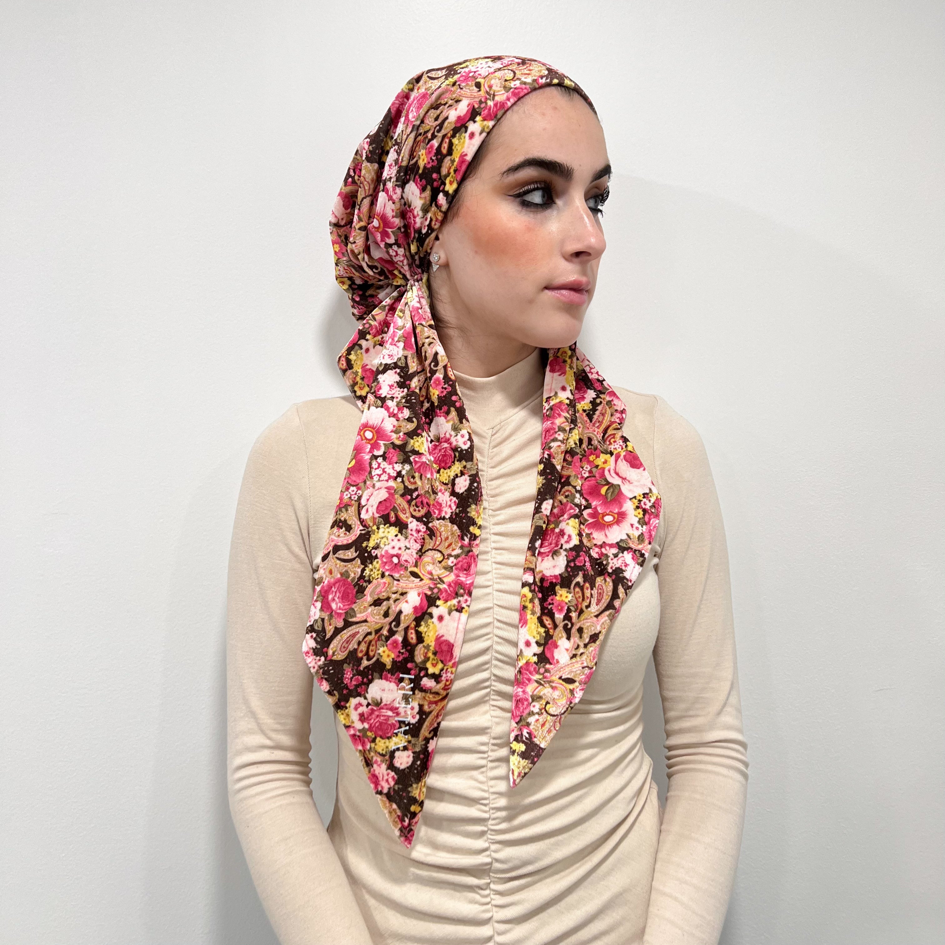 Lily Velvet Pre-Tied Scarf