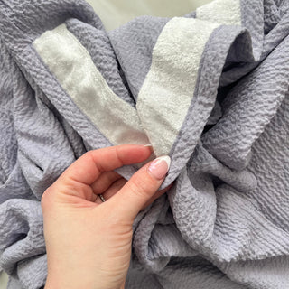 Lilac Crinkle Triangle Scarf