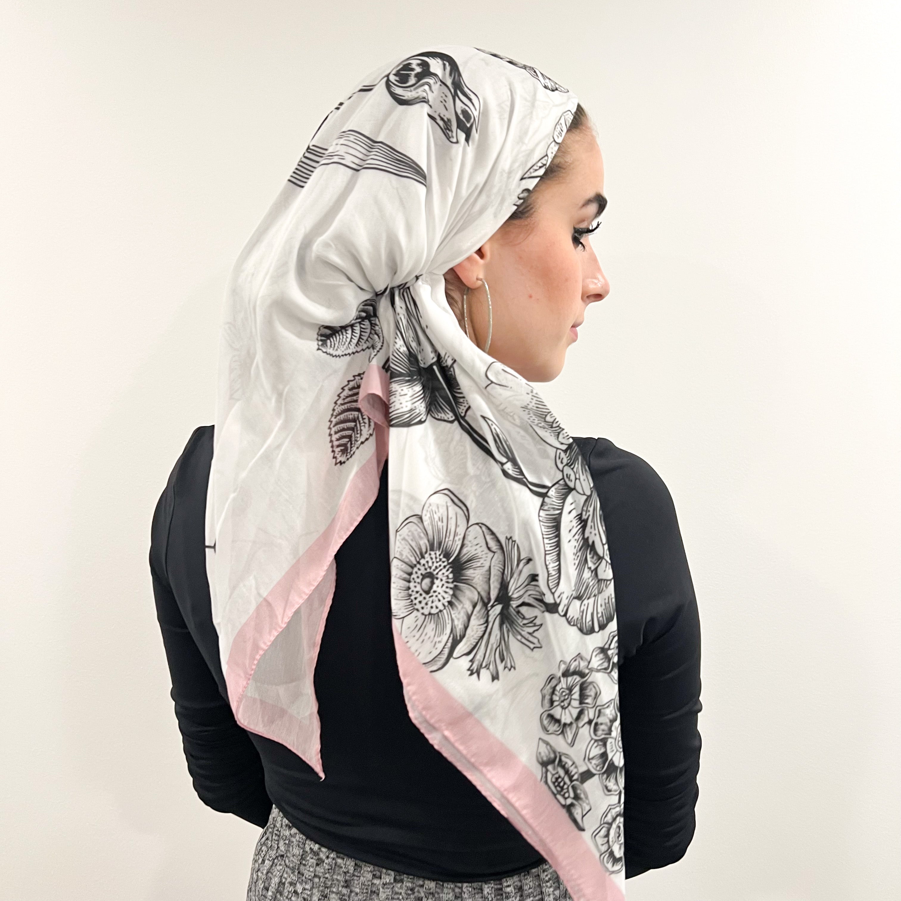 Fleur Open Pre-Tied Scarf