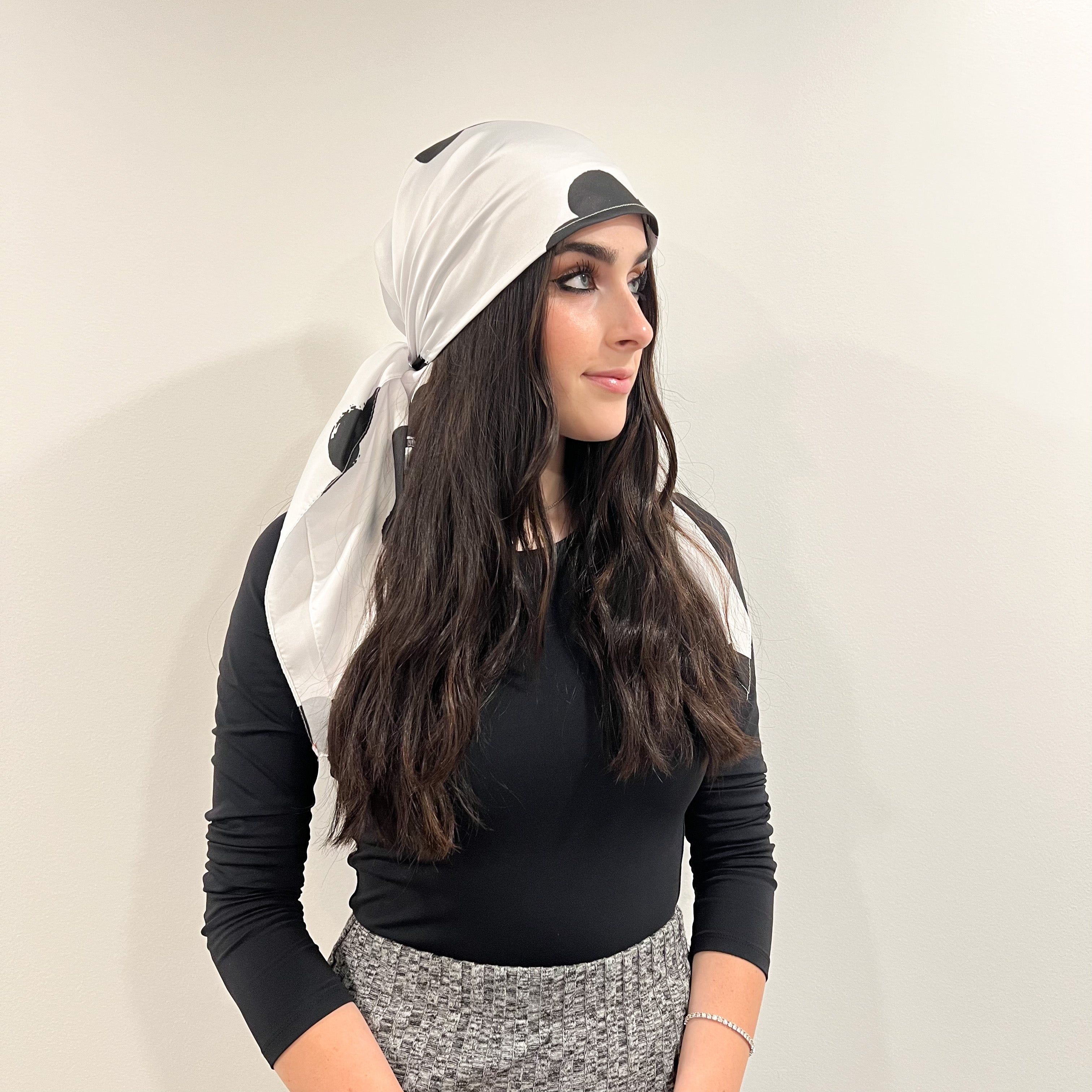 Tara Satin Triangle Scarf