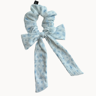 Valeri Signature Bloom Crinkle Bow Scrunchie