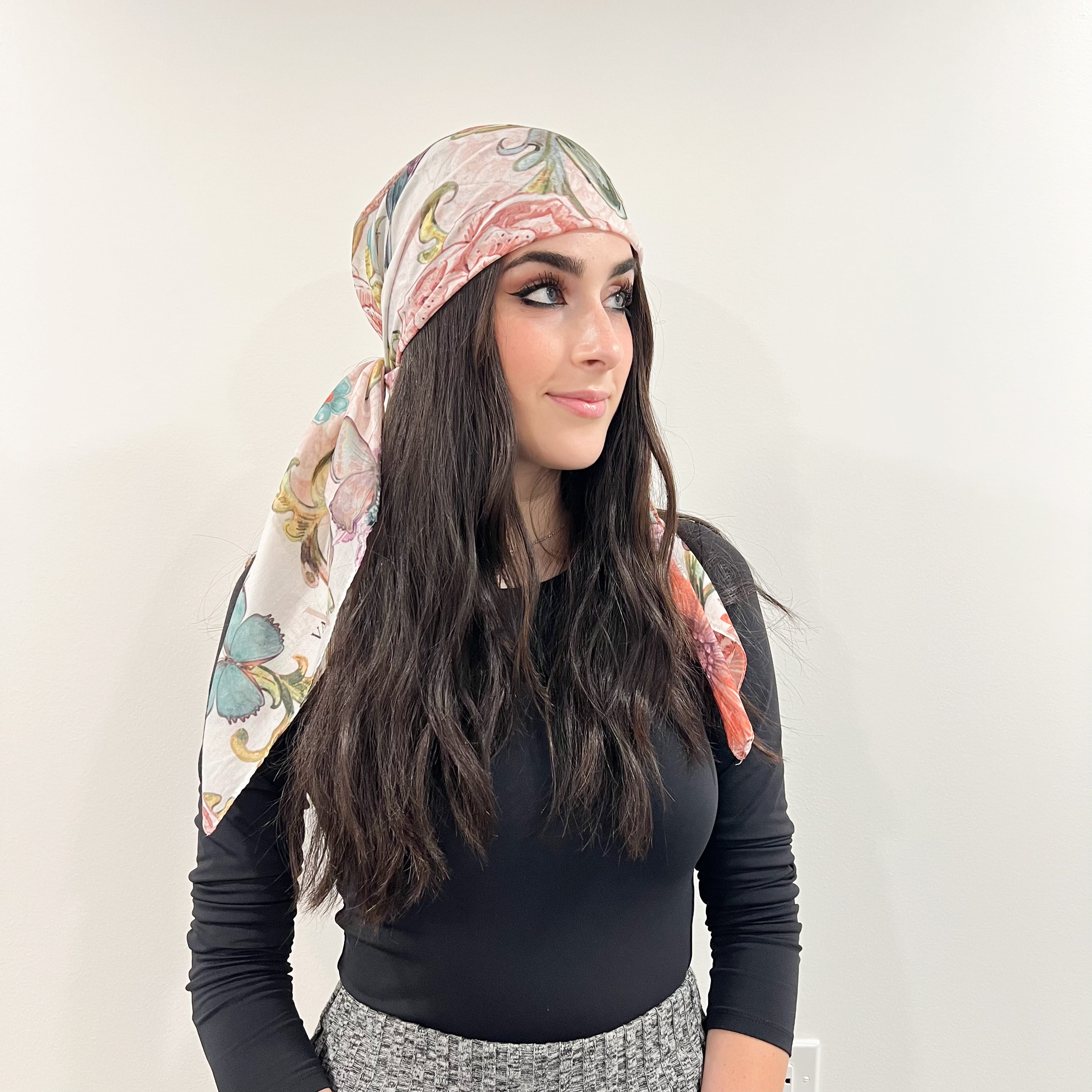 Cora Large Open Square Scarf