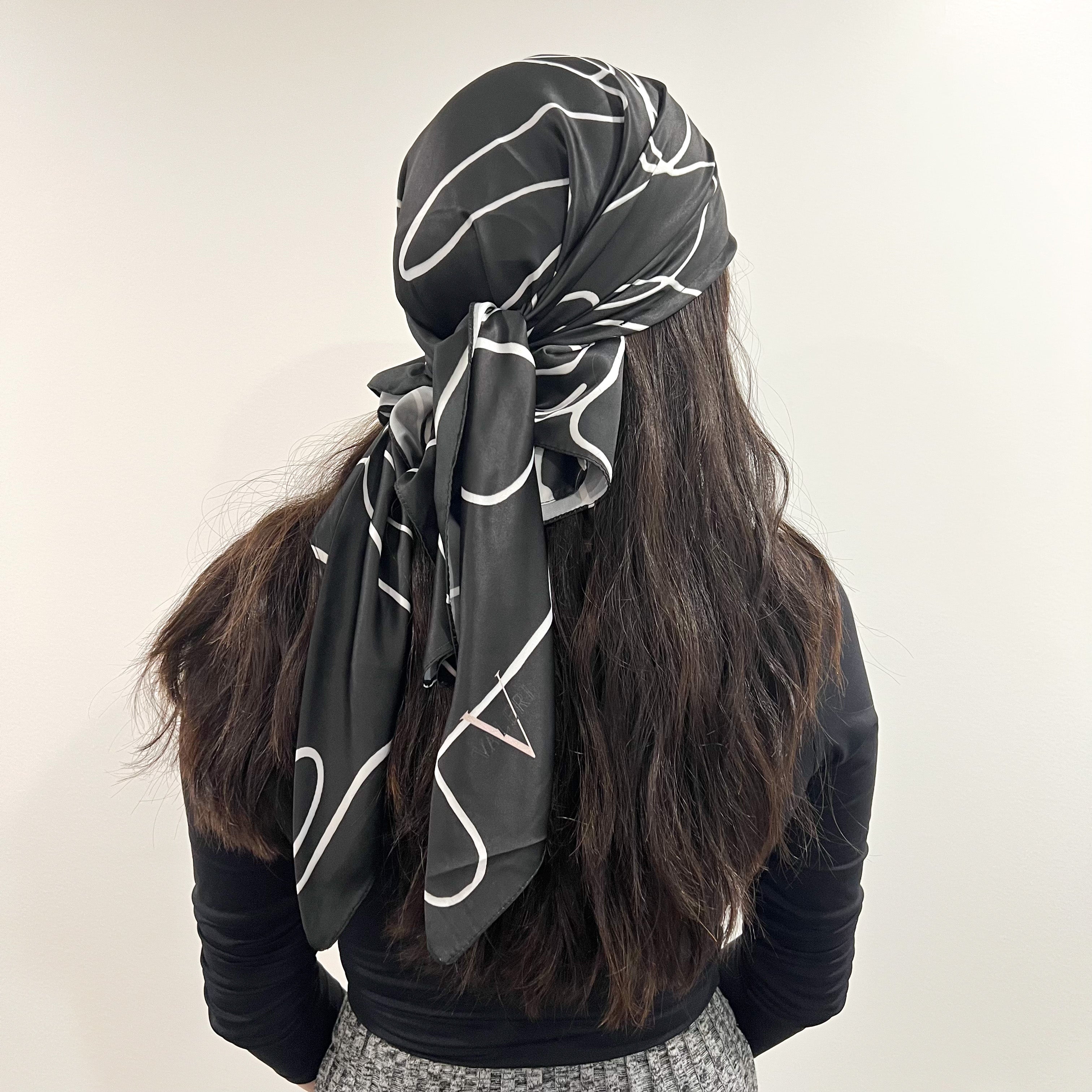 Ella 2.0 Satin Triangle Scarf