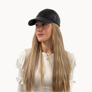 Chocolate Genuine Leather Cap