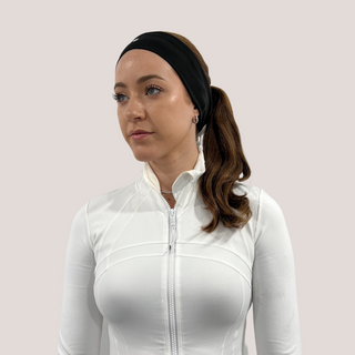 Hibiscus Yaffa Yoga X Valeri Headband- Black