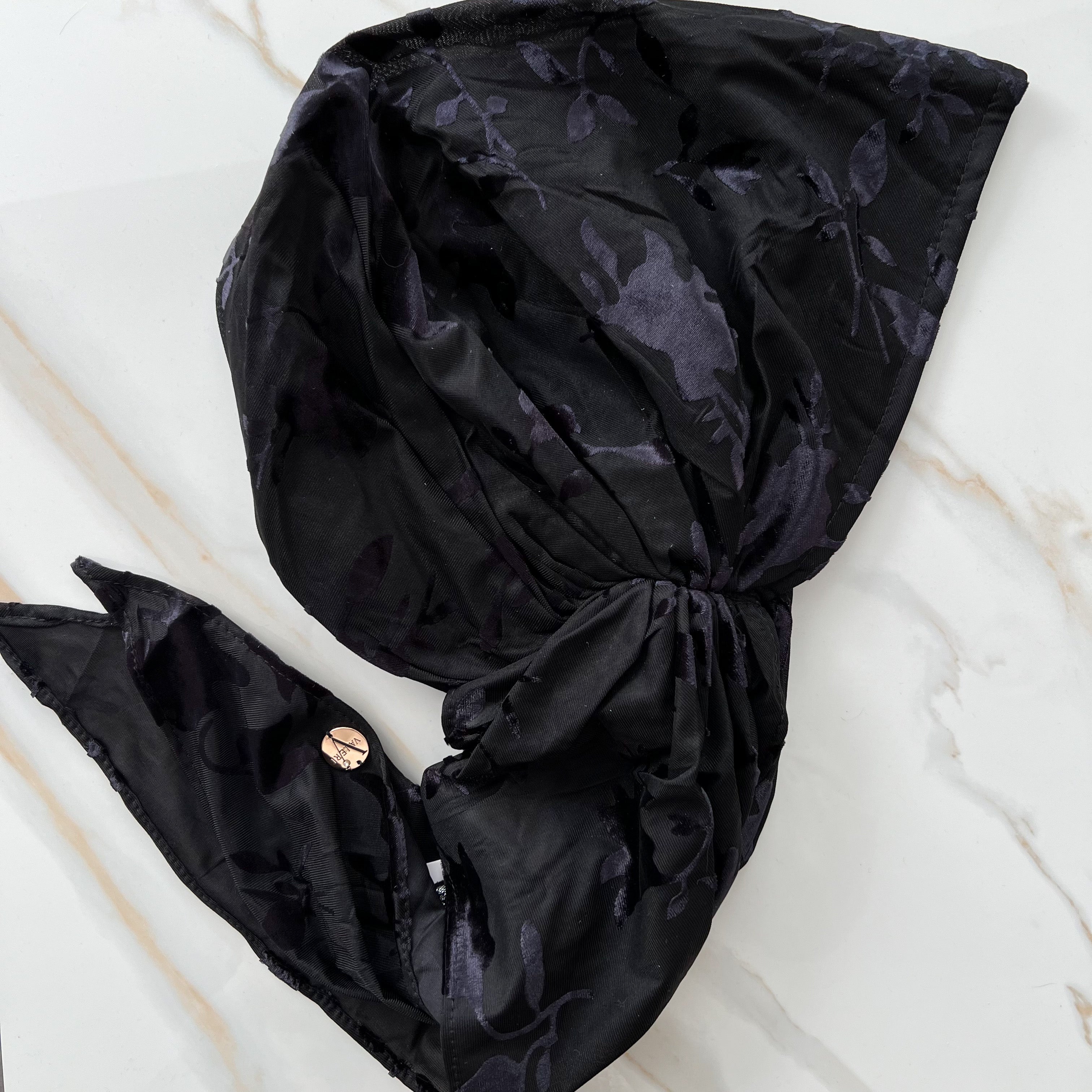 Rosa Velvet Pre-Tied Scarf