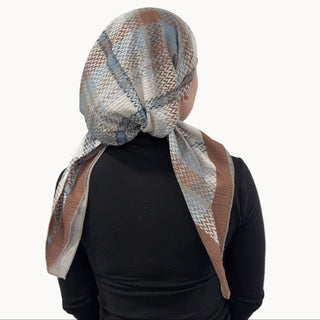 Birch Plaid Triangle Scarf