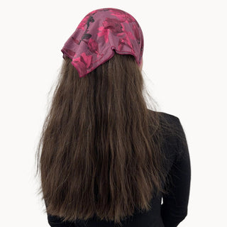 Berry Magnolia Ready Tied Bandana