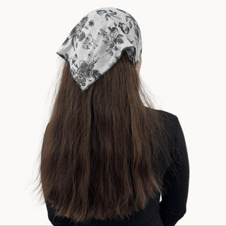 Fleur Noire Ready Tied Bandana