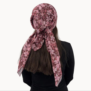 Rosewood Ditsy Square Scarf