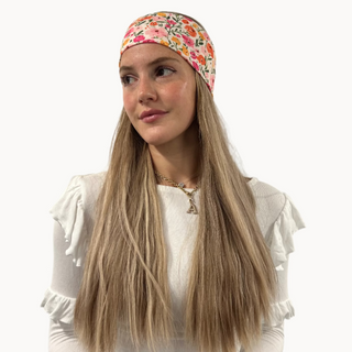 Peony Cotton Wide Headband