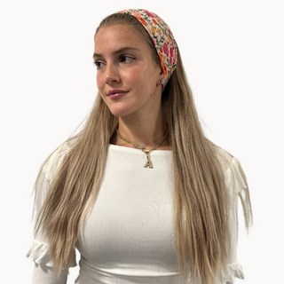 Peony Crinkle Wide Headband