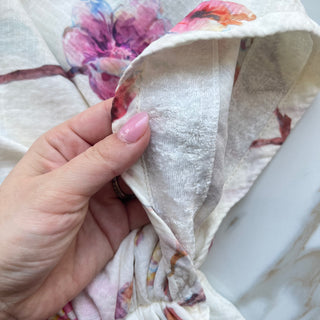 Jardin Rose Light Crinkle Pre-Tied Scarf