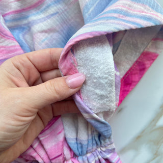 Cotton Candy Swirl Light Crinkle Pre-Tied Scarf