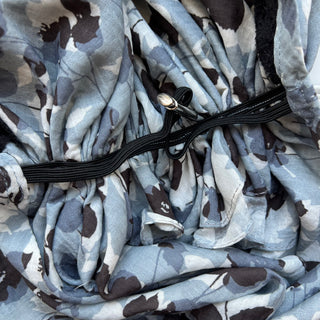 Dusky Bloom Light Crinkle Pre-Tied Scarf