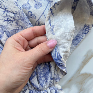 Monarch Toile Light Crinkle Pre-Tied Scarf