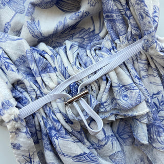 Monarch Toile Light Crinkle Pre-Tied Scarf