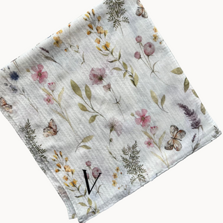 Meadow Whispers Light Crinkle Square Scarf