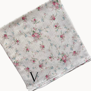 Rosie Light Crinkle Square Scarf