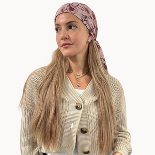 Blushwood Light Crinkle Triangle Scarf