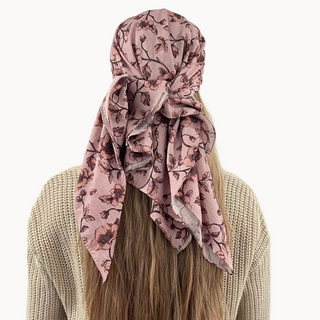 Blushwood Light Crinkle Square Scarf