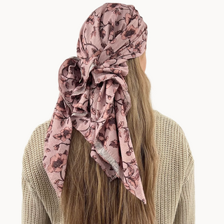 Blushwood Light Crinkle Triangle Scarf