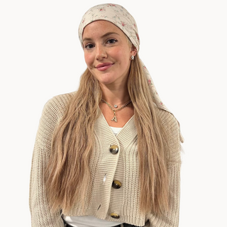 Rosie Light Crinkle Triangle Scarf