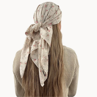 Rosie Light Crinkle Triangle Scarf