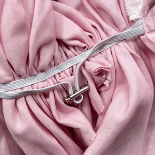 Powder Pink Solid Pre-Tied Scarf