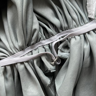 Sage Solid Pre-Tied Scarf