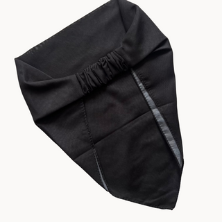 Black Solid Ready-Tied Bandana