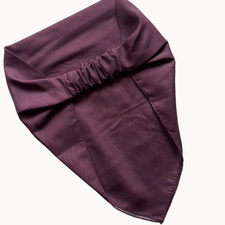 Dark Cherry Solid Ready-Tied Bandana
