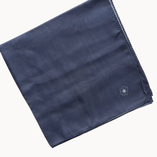Midnight Blue Solid Square Scarf