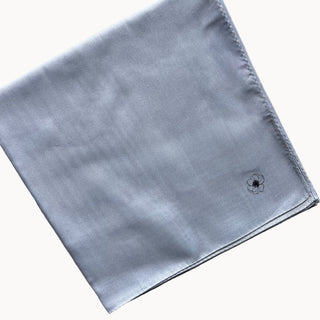 Powder Blue Solid Square Scarf