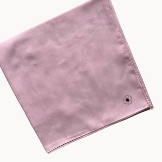 Powder Pink Solid Square Scarf