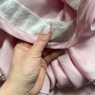 Powder Pink Solid Triangle Scarf