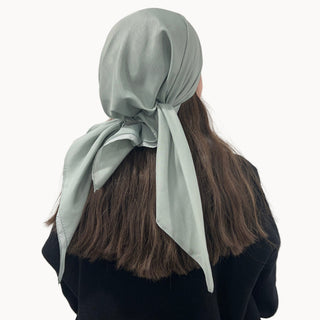 Sage Solid Triangle Scarf