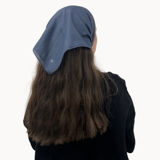 Midnight Blue Solid Bandana Scarf