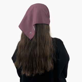 Dark Cherry Solid Bandana Scarf