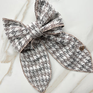 Anna Houndstooth Bow