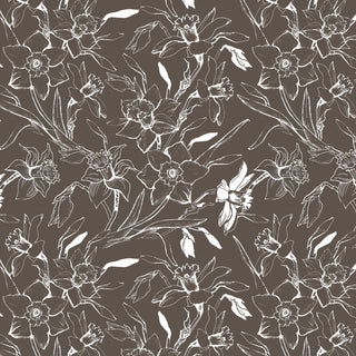 Cocoa Daffodil Square Scarf