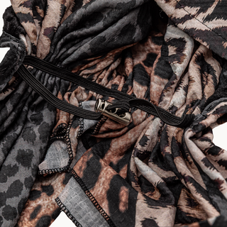Leopard Mix Pre-Tied Scarf