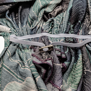 Moonlit Poppies Pre-Tied Scarf