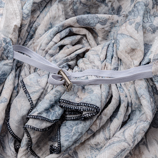 Powder Blue Botanica Pre-Tied Scarf