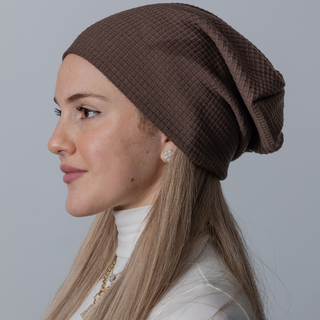Chocolate Waffle Beanie